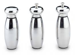 Inspire Pepper Mills & Salt Shaker MIRROR 18cm