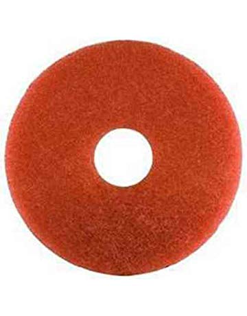 17"  Red Buffing/Light Scrubbing Pads Per 5