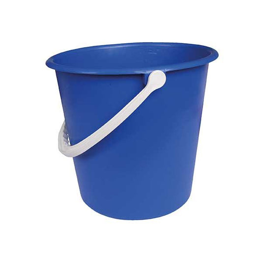 9Ltr Blue Plastic Bucket
