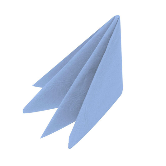 40cm 3Ply Sky Blue Serviettes