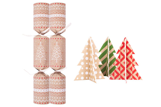 10' Eco Friendly Tree Catering Christmas Crackers Per 50