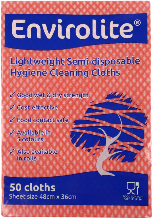 Red Envirolite Wipes