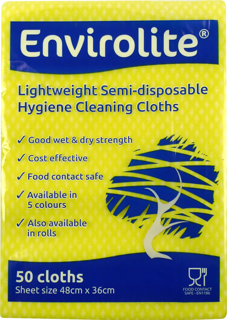 Yellow Envirolite Wipes