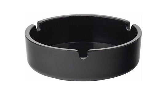 4" Black 3 Slot Style Ashtray Per 10