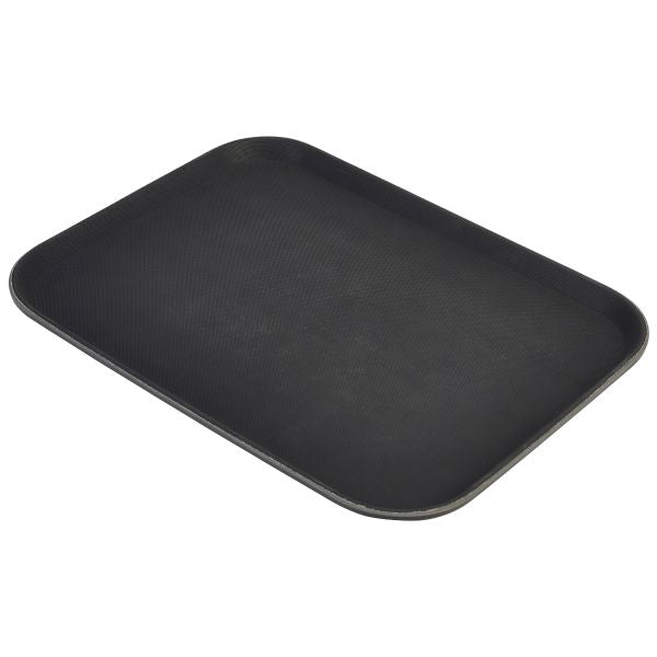 18'' X 26" Rect. Non-Slip Tray Black