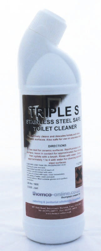 Thomco' TRIPLE S TOILET CLEANER 10 x 1 ltr