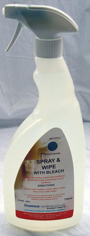 Thomco' Spray & Wipe With Bleach 5Litre