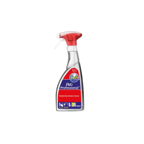 Flash Professional Bathroom Cleaner Sanitary Cleaner 6 x 750ml