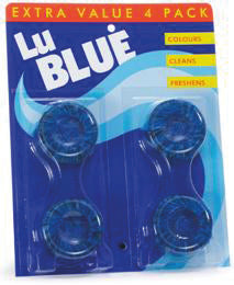 Lu Blue Cistern Block Toilet Freshener 12x50g