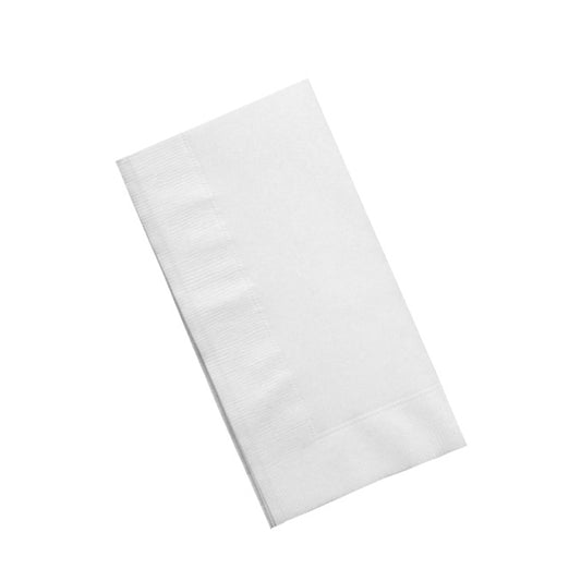 8-Fold 40cm 3Ply White Serviettes Per 1000