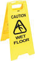 Caution Wet Floor Fold Sign