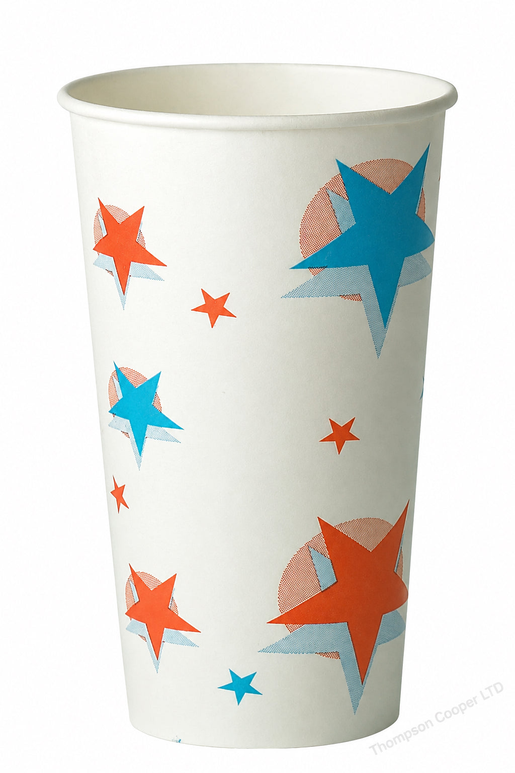 22oz Star Paper Cups - Box of 1000