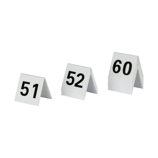 51-60 Plastic Table Number Set
