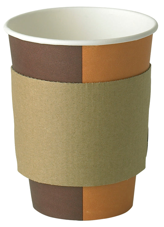 10/16oz Large Brown Coffee Sleeves