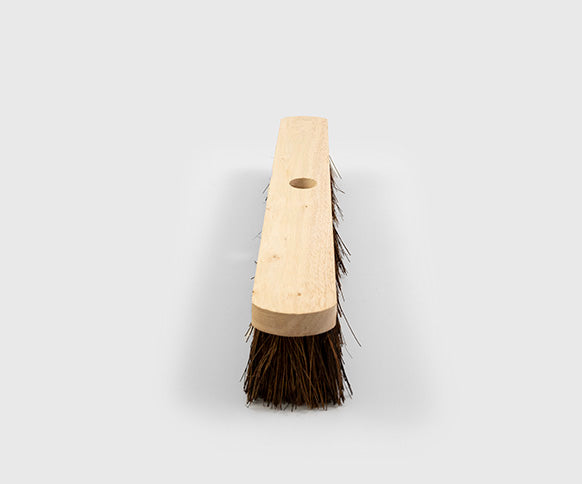 18" Red PVC Hard Broom Head