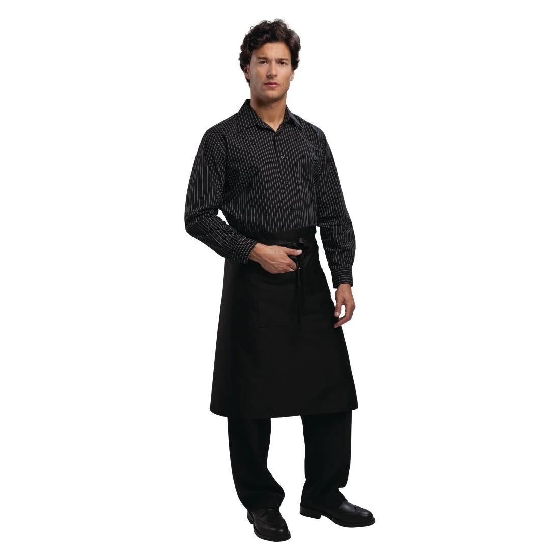 Uniform Works Regular Bistro Apron Black