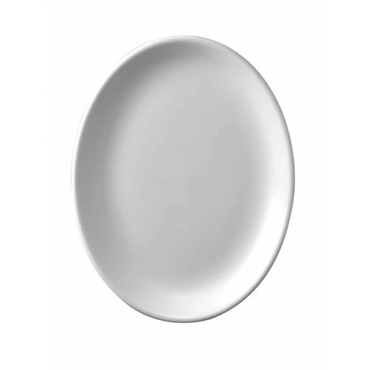 Churchill Plain White 8" Oval Platter Per 12