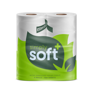 2ply Simply Soft 320 Sheet Toilet Rolls Per 36