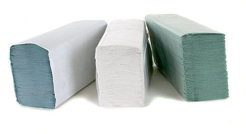 Z-Fold 1Ply Blue Hand Towels Per 3000