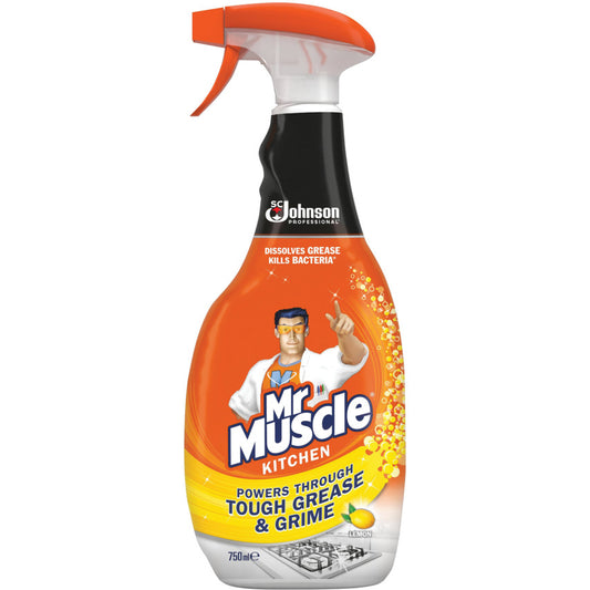 Mr Muscle Prof Kitchen Cleaner per 750ml bottle