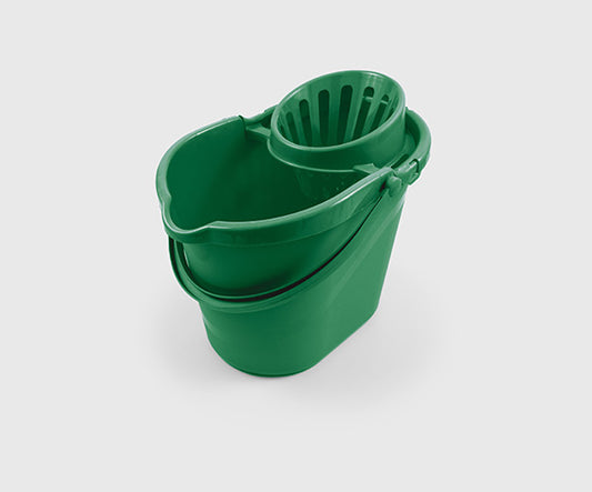 Green Plastic Mop Buckets