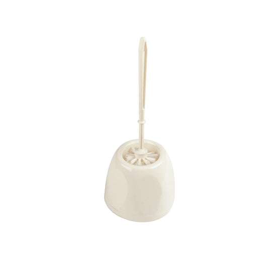 14" Plastic Toilet Brush With Bowl