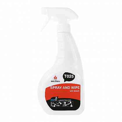Spray & Wipe With Bleach 750ml