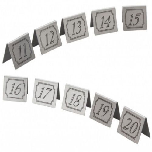 11-20 S/Steel Table Numbers