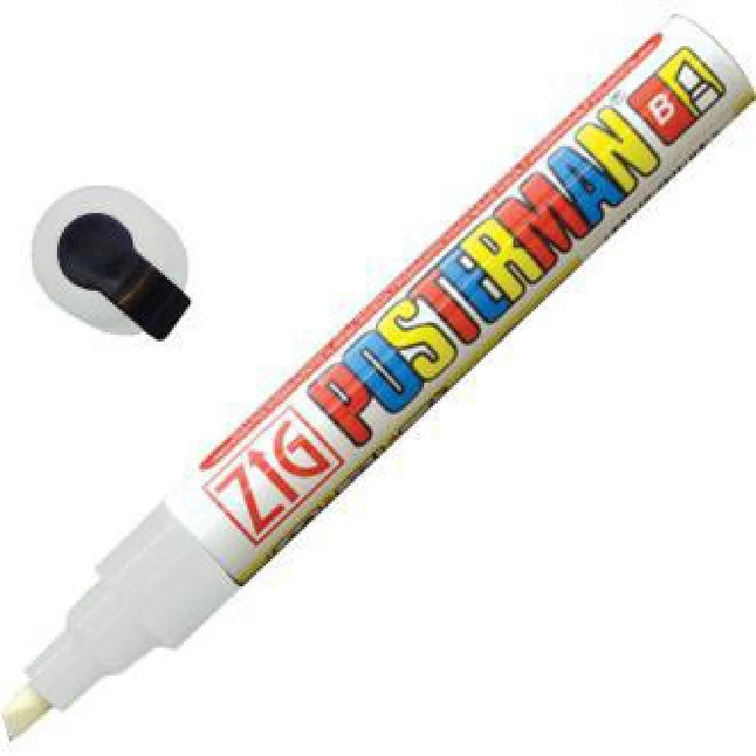 Zig Posterman Chalk Marker White Tip 6mm