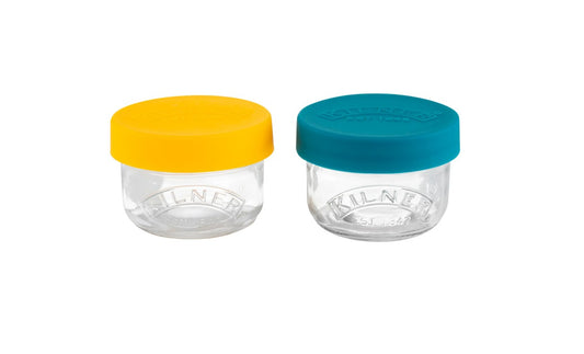 Kilner Snack & Store 125ml Pots, Set of 2