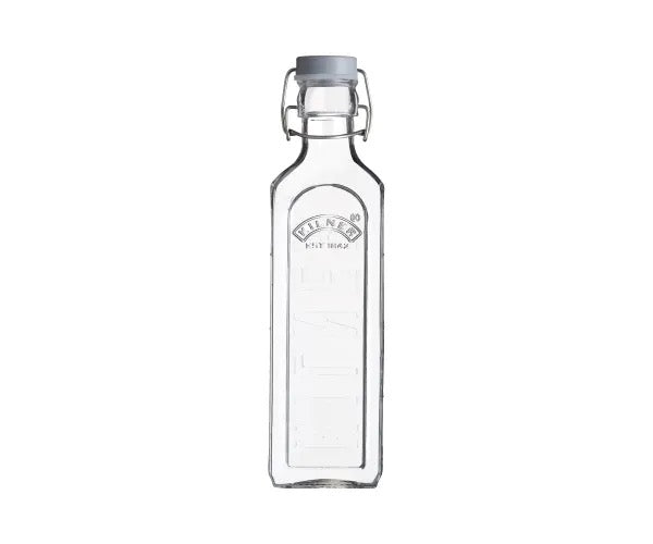 Kilner Clip Top Square Bottle 0.6L