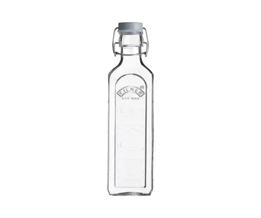 Kilner Clip Top Square Bottle 0.6L
