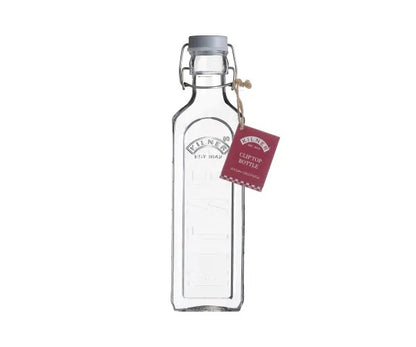 Kilner Clip Top Square Bottle 0.6L