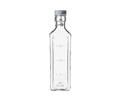 Kilner Clip Top Square Bottle 0.6L