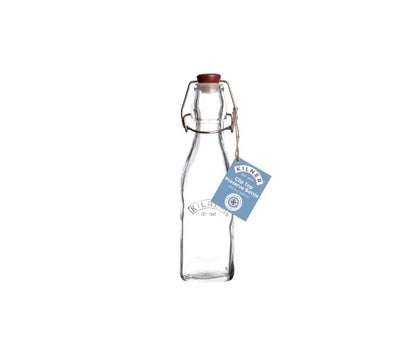 Kilner Clip Top Square Bottle 0.25L
