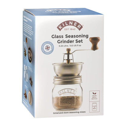 Kilner Glass Seasoning Grinder Set