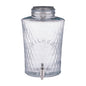 Kilner 8L Diamond Dispenser With Stainless Steel Pull Tap