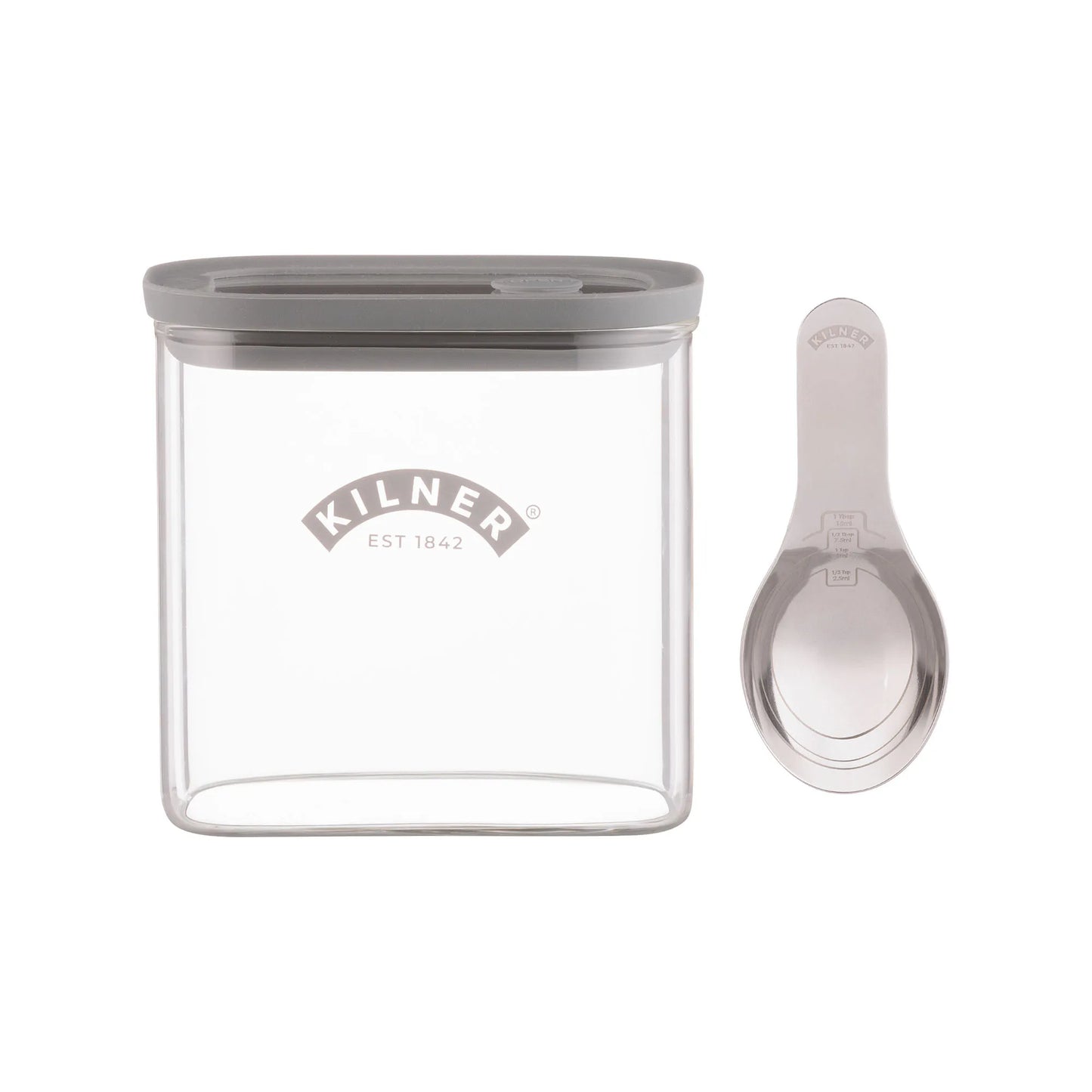 Kilner Fresh Storage 700ml Spice Jar with Measure Spoon