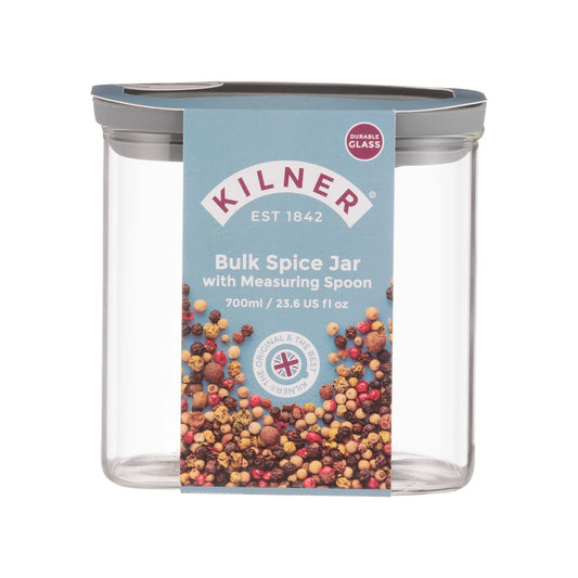 Kilner Fresh Storage 700ml Spice Jar with Measure Spoon