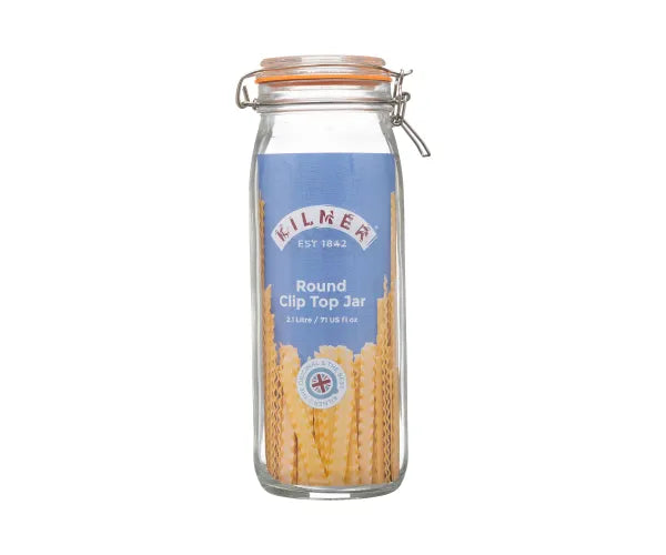 Kilner Clip Top Round Jar 2.1 Litre