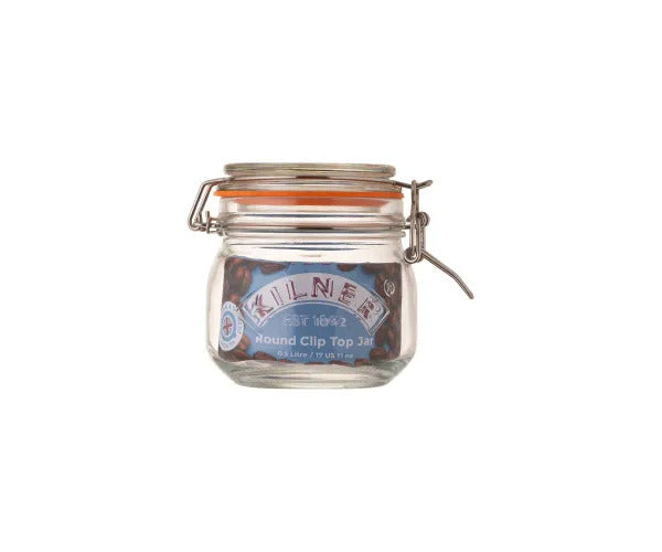 Kilner Round Clip Top jar 0.5L - Set of 2