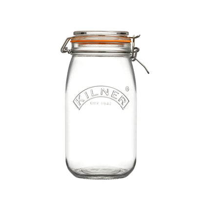 Kilner Clip Top Round Jar 1.5 Litre