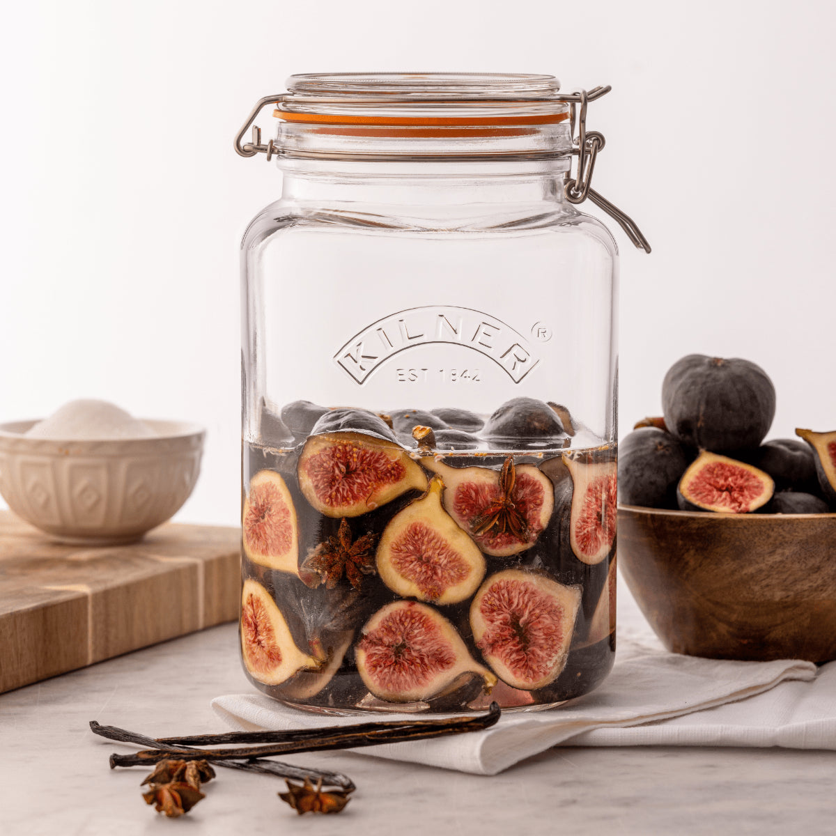 Kilner Clip Top Square 3Litre