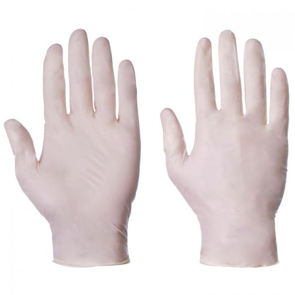 Latex Powder Free Gloves Medium - Per 100