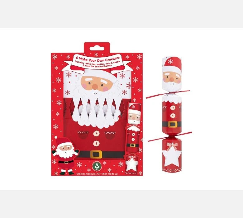 12" MYO Santa Christmas Cracker - Pack of 6