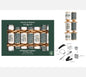 12.5" Premium Green Mistletoe Christmas Crackers - Pack of 8