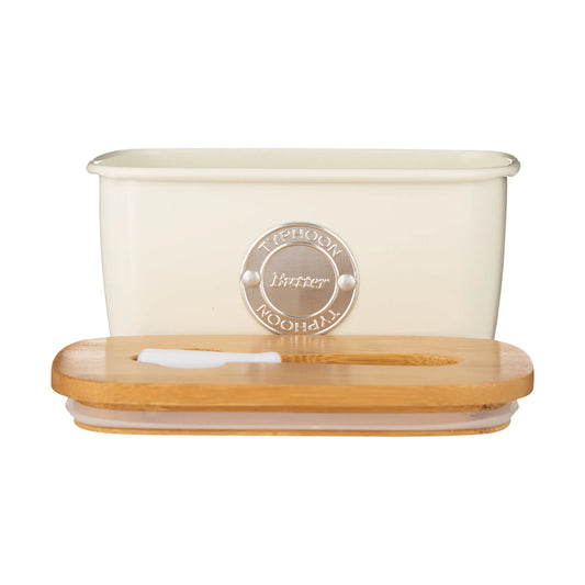 Typhoon Living Cream Butter Storage & Spatula Set