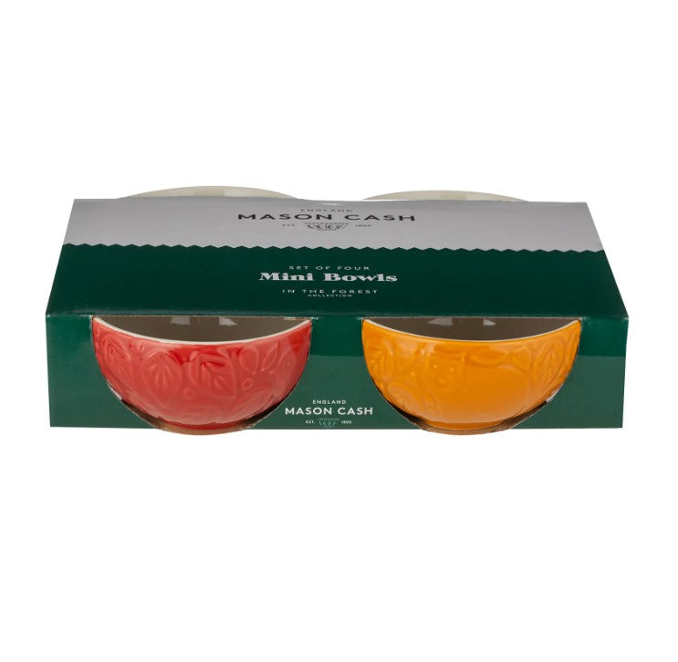 Mason Cash In The Forest Multi Coloured Set of 4 Mini Bowls