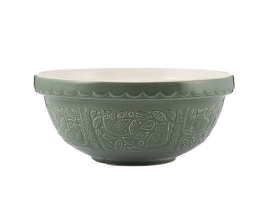 In The Forest Owl Green Mixing Bowl 26cm