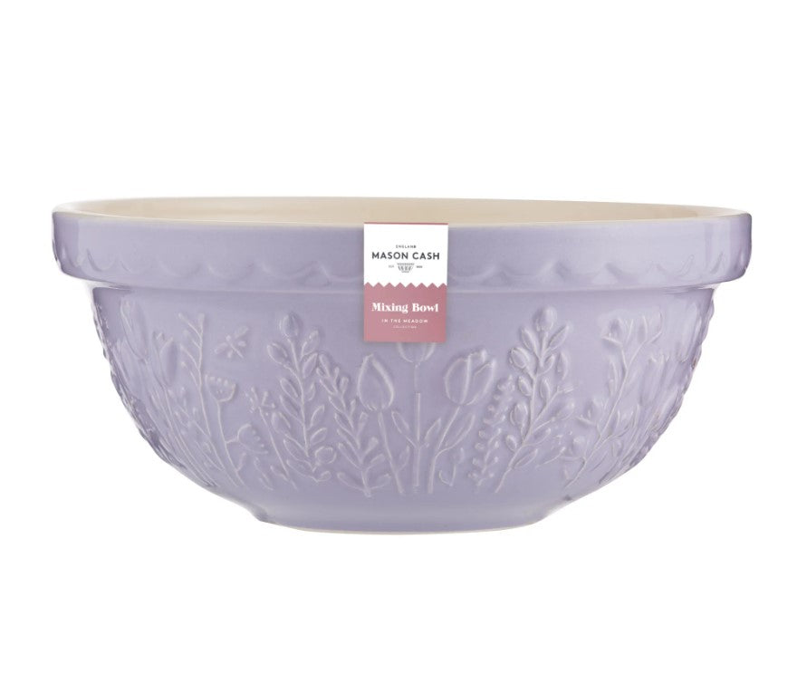 Mason Cash in The Meadow Lilac Tulip Mixing Bowl 24 cm